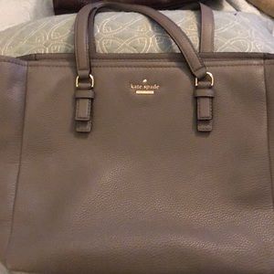 Kate Spade grey leather purse